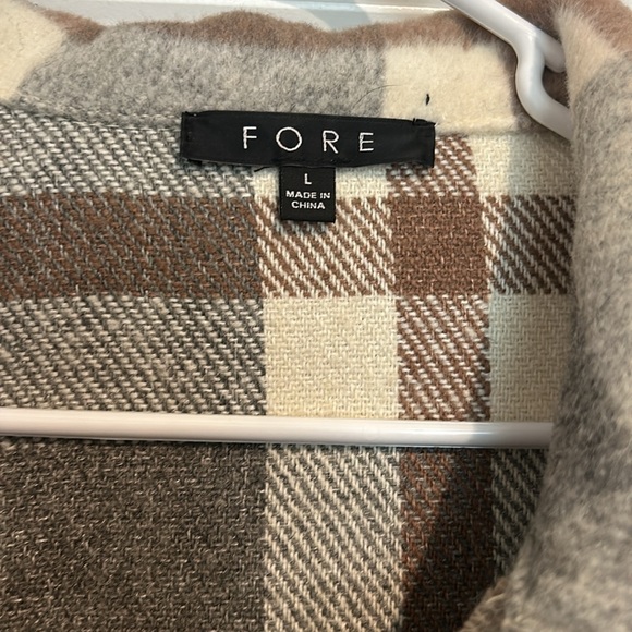 Vici plaid shacket - Picture 2 of 2